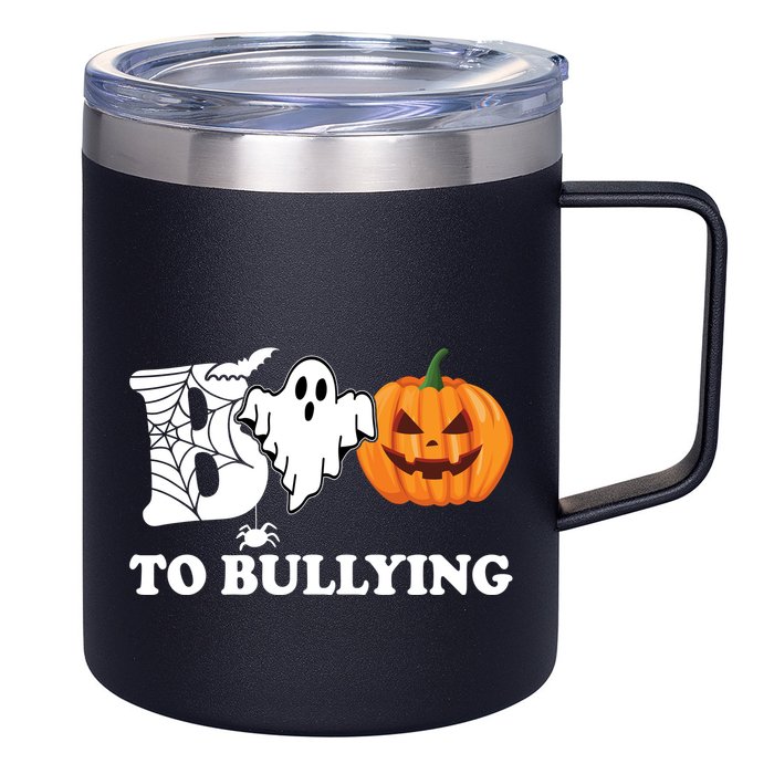 Boo To Bullying Ghost Anti Bully Unity Day 12oz Stainless Steel Coffee Mug