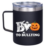 Boo To Bullying Ghost Anti Bully Unity Day 12oz Stainless Steel Coffee Mug