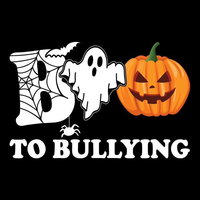Boo To Bullying Ghost Anti Bully Unity Day Metallic Star Ornament