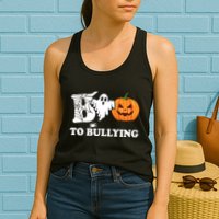 Boo To Bullying Ghost Anti Bully Unity Day Womens Tank Top