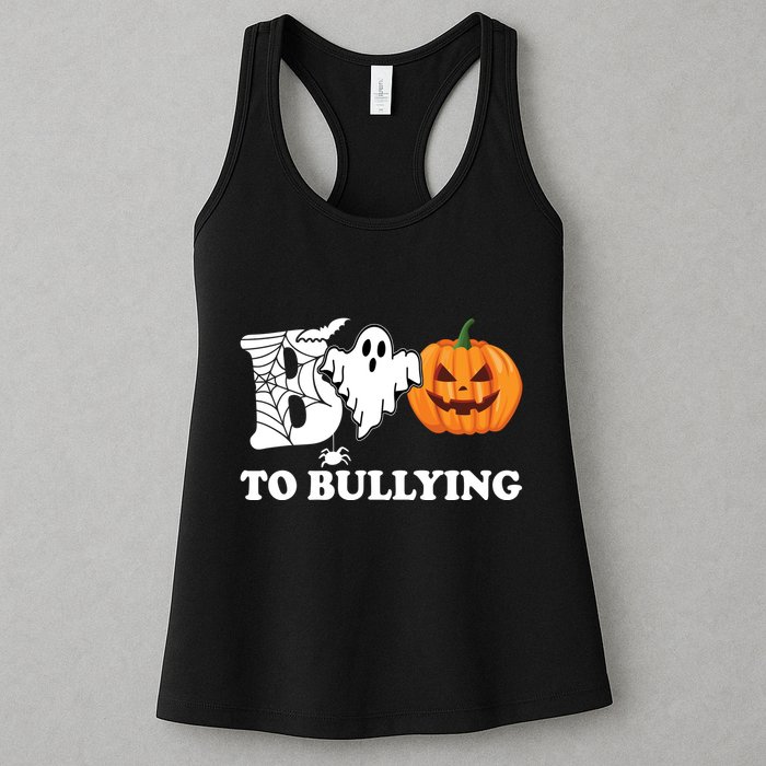 Boo To Bullying Ghost Anti Bully Unity Day Womens Tank Top