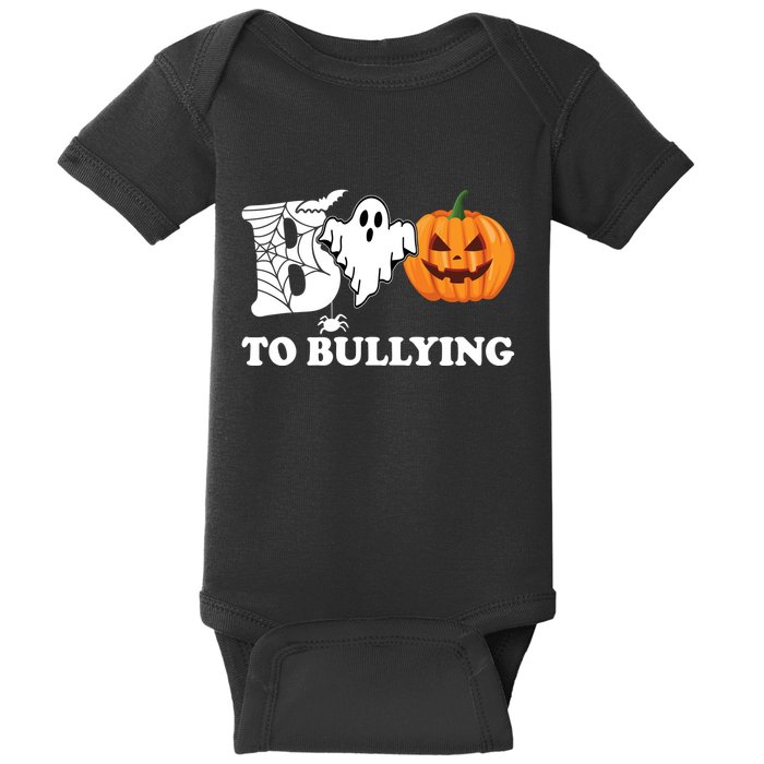 Boo To Bullying Ghost Anti Bully Unity Day Baby Bodysuit