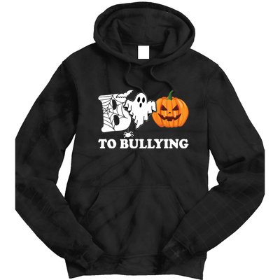 Boo To Bullying Ghost Anti Bully Unity Day Tie Dye Hoodie