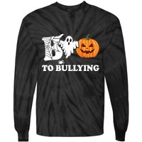 Boo To Bullying Ghost Anti Bully Unity Day Tie-Dye Long Sleeve Shirt