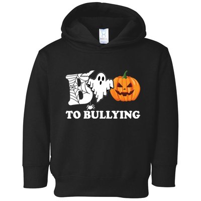 Boo To Bullying Ghost Anti Bully Unity Day Toddler Hoodie