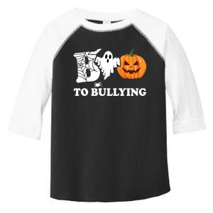 Boo To Bullying Ghost Anti Bully Unity Day Toddler Fine Jersey T-Shirt