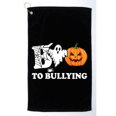 Boo To Bullying Ghost Anti Bully Unity Day Golf Towel