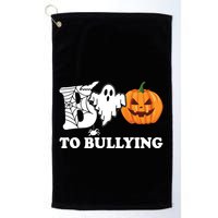 Boo To Bullying Ghost Anti Bully Unity Day Golf Towel