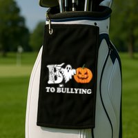 Boo To Bullying Ghost Anti Bully Unity Day Golf Towel