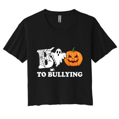 Boo To Bullying Ghost Anti Bully Unity Day Crop Top