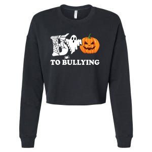 Boo To Bullying Ghost Anti Bully Unity Day Cropped Pullover Crew