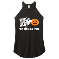 Boo To Bullying Ghost Anti Bully Unity Day Women's Perfect Tri Rocker Tank