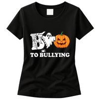 Boo To Bullying Ghost Anti Bully Unity Day Womens T-Shirt