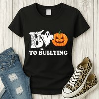 Boo To Bullying Ghost Anti Bully Unity Day Womens T-Shirt
