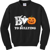 Boo To Bullying Ghost Anti Bully Unity Day Kids Sweatshirt