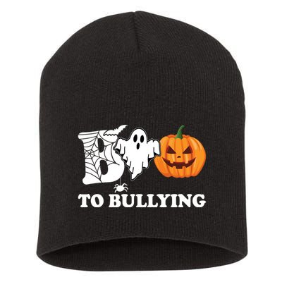Boo To Bullying Ghost Anti Bully Unity Day Short Acrylic Beanie
