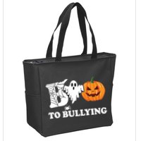 Boo To Bullying Ghost Anti Bully Unity Day Zip Tote Bag