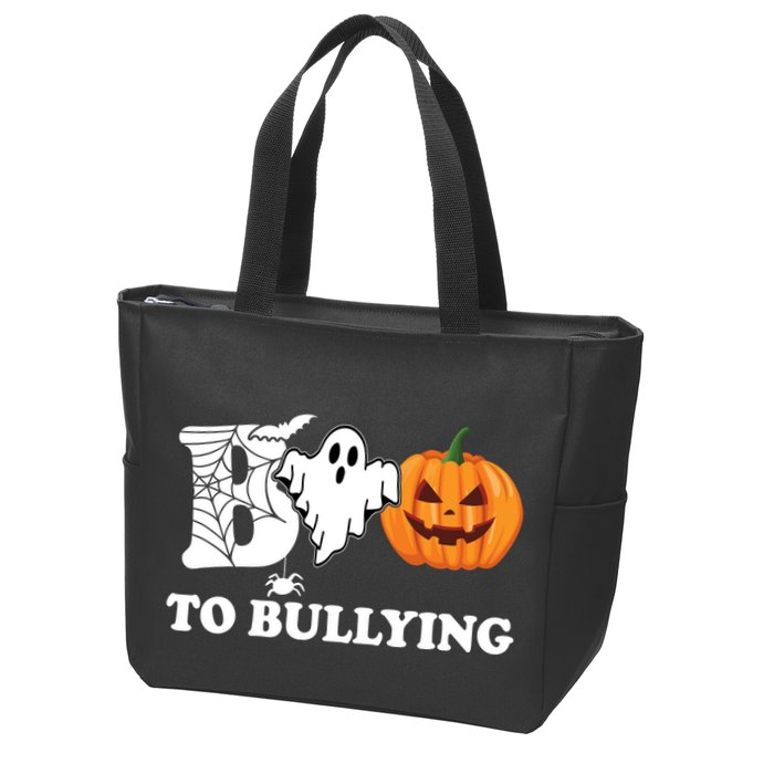 Boo To Bullying Ghost Anti Bully Unity Day Zip Tote Bag