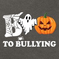 Boo To Bullying Ghost Anti Bully Unity Day Cotton Canvas Backpack