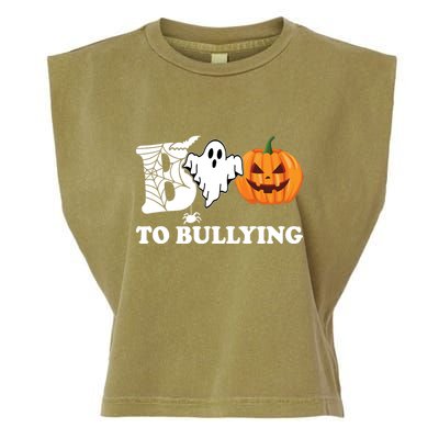Boo To Bullying Ghost Anti Bully Unity Day Garment-Dyed Women's Muscle Tee