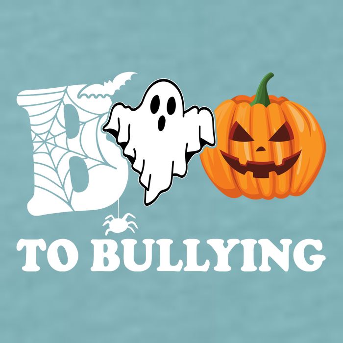 Boo To Bullying Ghost Anti Bully Unity Day Sueded Cloud Jersey T-Shirt