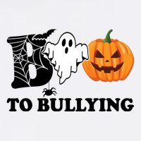 Boo To Bullying Ghost Anti Bully Unity Day Garment-Dyed Sweatshirt