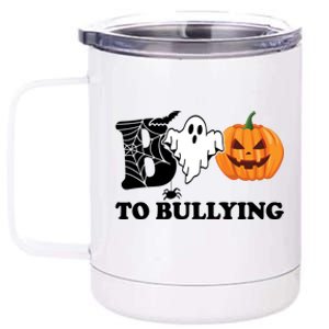 Boo To Bullying Ghost Anti Bully Unity Day 12 oz Stainless Steel Tumbler Cup