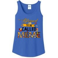 Blessed To Be Called Meme Autum Halloween Grandma Meaningful Gift Ladies Essential Tank