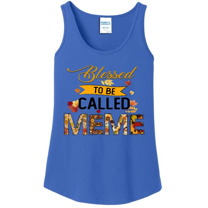 Blessed To Be Called Meme Autum Halloween Grandma Meaningful Gift Ladies Essential Tank