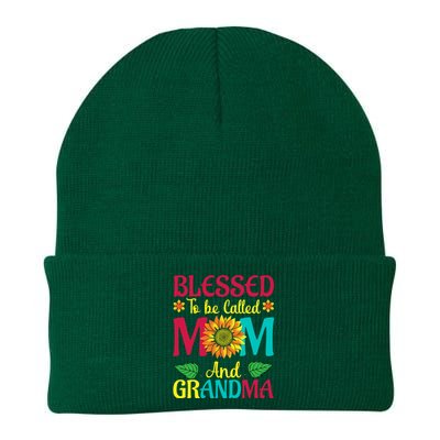 Blessed To Be Called Mom Grandma Great Grandma MotherS Knit Cap Winter Beanie