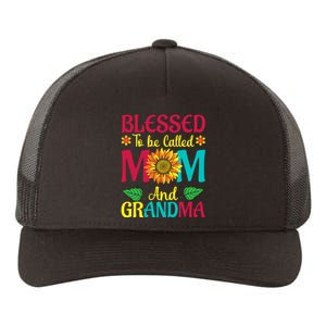 Blessed To Be Called Mom Grandma Great Grandma MotherS Yupoong Adult 5-Panel Trucker Hat