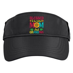 Blessed To Be Called Mom Grandma Great Grandma MotherS Adult Drive Performance Visor