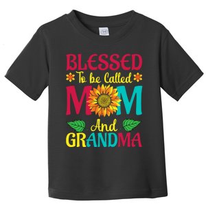 Blessed To Be Called Mom Grandma Great Grandma MotherS Toddler T-Shirt