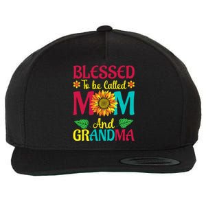 Blessed To Be Called Mom Grandma Great Grandma MotherS Wool Snapback Cap