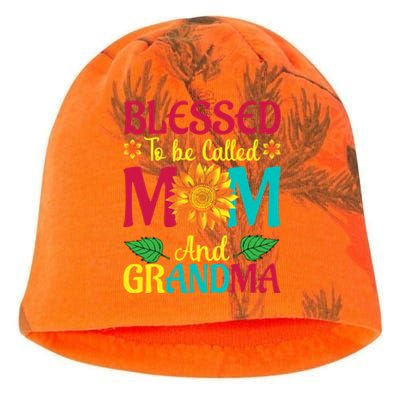 Blessed To Be Called Mom Grandma Great Grandma MotherS Kati - Camo Knit Beanie