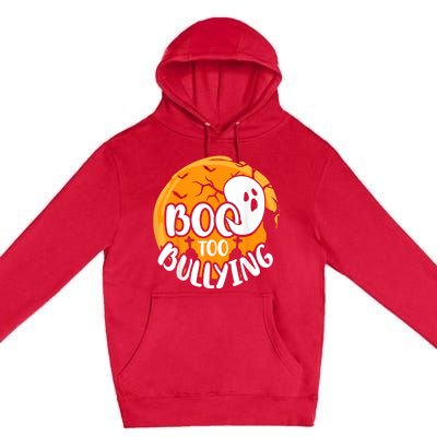 Boo To Bullying Prevention Unity Day Halloween Ghost Premium Pullover Hoodie