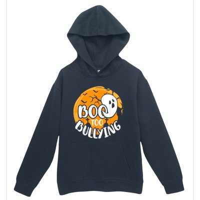 Boo To Bullying Prevention Unity Day Halloween Ghost Urban Pullover Hoodie