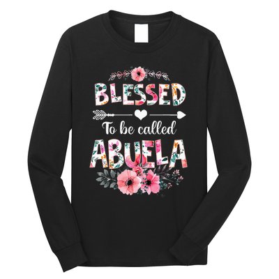 Blessed To Be Called Abuela Funny Abuela Mothers Day Long Sleeve Shirt