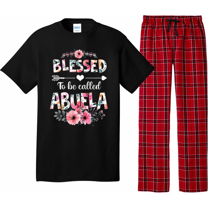 Blessed To Be Called Abuela Funny Abuela Mothers Day Pajama Set