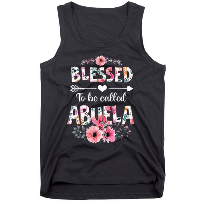 Blessed To Be Called Abuela Funny Abuela Mothers Day Tank Top