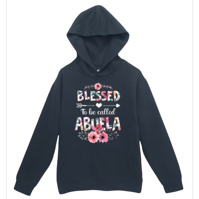 Blessed To Be Called Abuela Funny Abuela Mothers Day Urban Pullover Hoodie