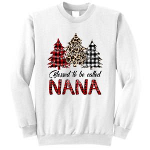 Blessed To Be Called Nana Christmas Pine Tree MotherS Day Sweatshirt