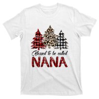 Blessed To Be Called Nana Christmas Pine Tree MotherS Day T-Shirt