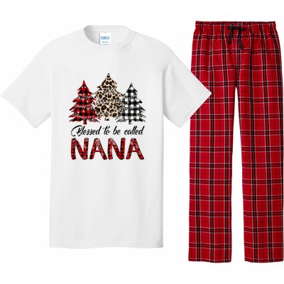 Blessed To Be Called Nana Christmas Pine Tree MotherS Day Pajama Set