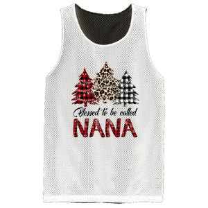 Blessed To Be Called Nana Christmas Pine Tree MotherS Day Mesh Reversible Basketball Jersey Tank