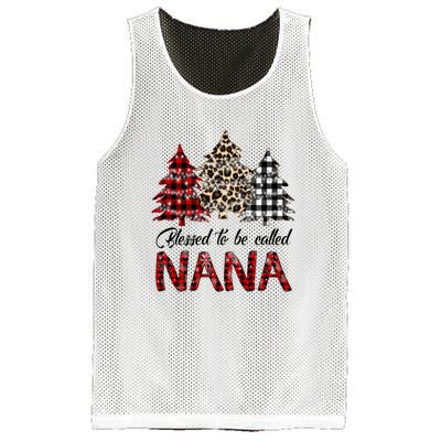 Blessed To Be Called Nana Christmas Pine Tree MotherS Day Mesh Reversible Basketball Jersey Tank