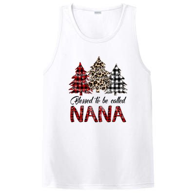 Blessed To Be Called Nana Christmas Pine Tree MotherS Day PosiCharge Competitor Tank