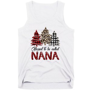 Blessed To Be Called Nana Christmas Pine Tree MotherS Day Tank Top