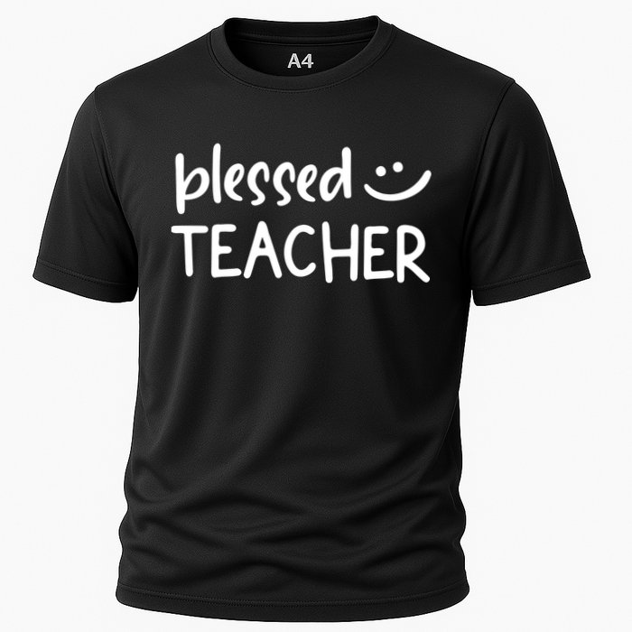 Blessed Teacher Cooling Performance Crew T-Shirt