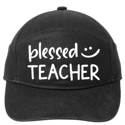 Blessed Teacher 7-Panel Snapback Hat